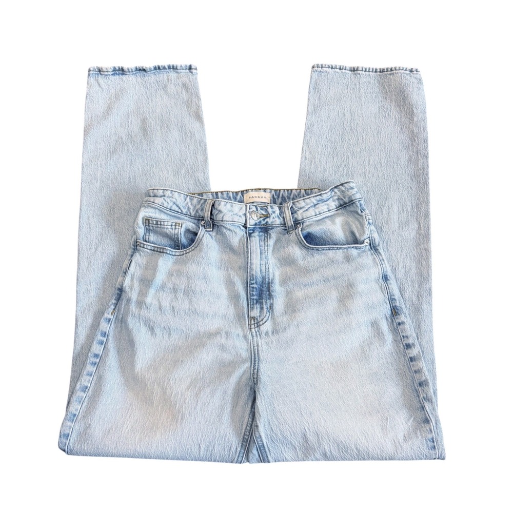 PACSUN 90s Boyfriend Jeans Women's 30 Light Wash High Rise Straight Leg Stretch